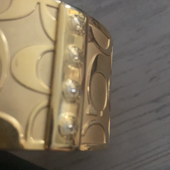 Coach logo 1.5” wide bangle. - Picture 7 of 9